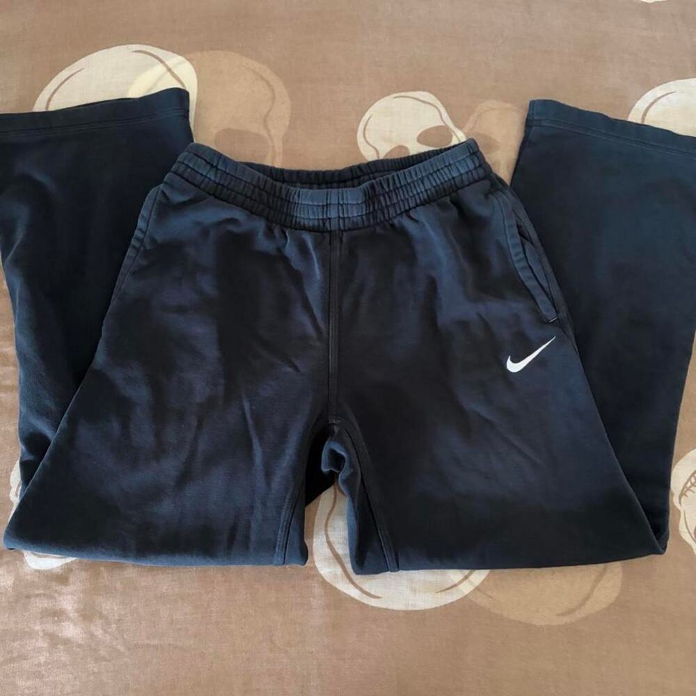Nike classic black open hem